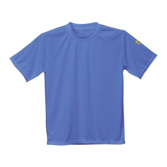 ESD T-SHIRT PORTWEST AS20 HOSPITAL BLUE T shirt