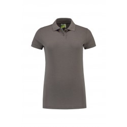 POLOSHIRT L&S BASIC FOR HER 3502 PEARL GREY
