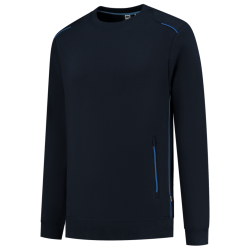 SWEATER RONDE HALS TRICORP ACCENT 302703 NAVY ROYAL BLUE