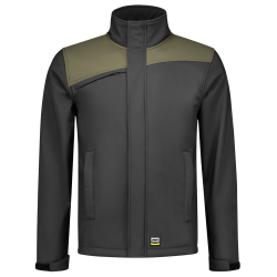 SOFTSHELL TRICORP 402021 DONKERGRIJS ARMY